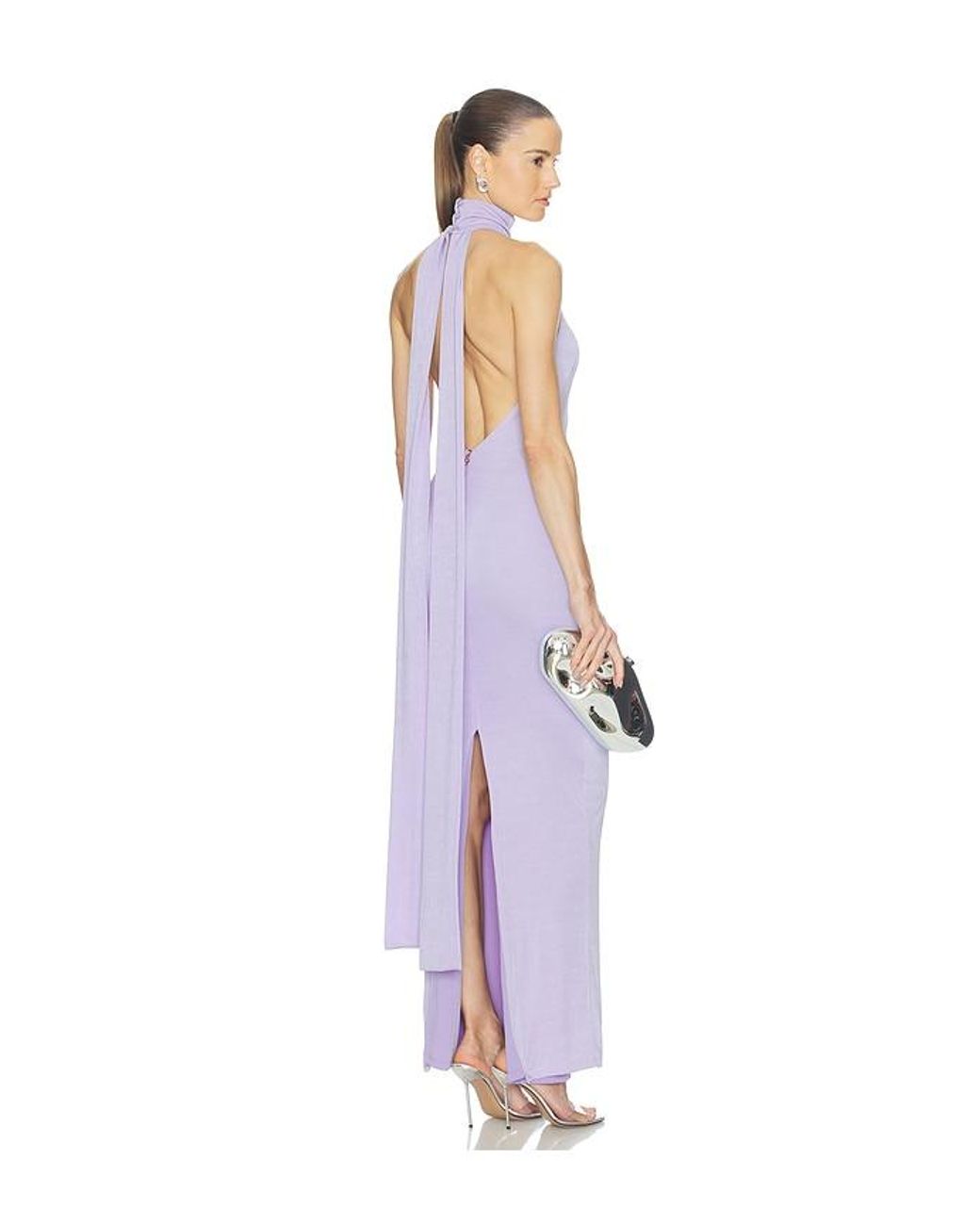 Nookie White Crush Halter Gown