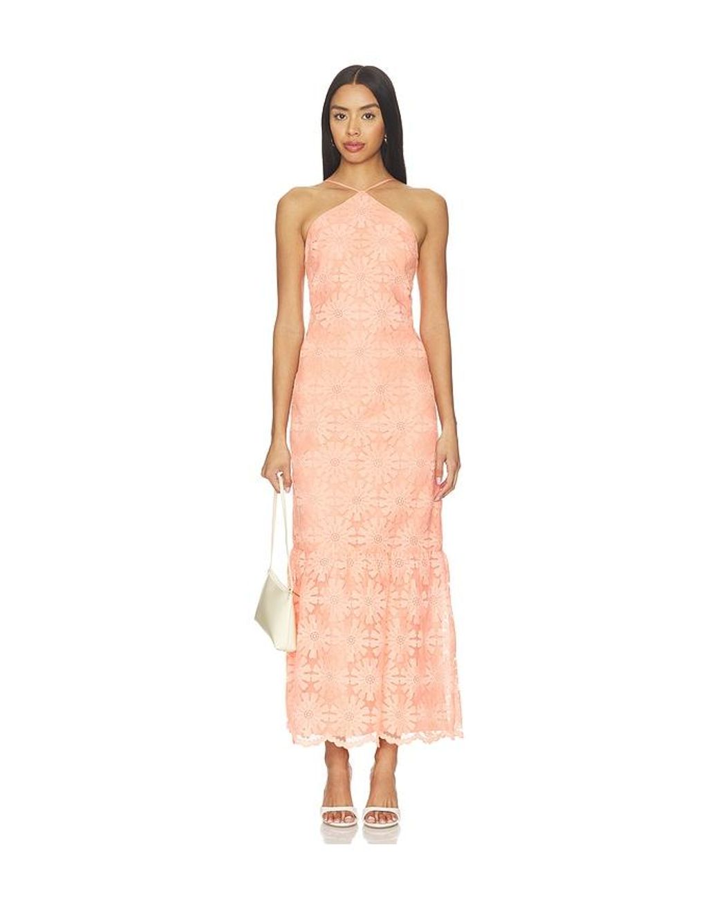 Amanda Uprichard White Darcey Maxi Dress