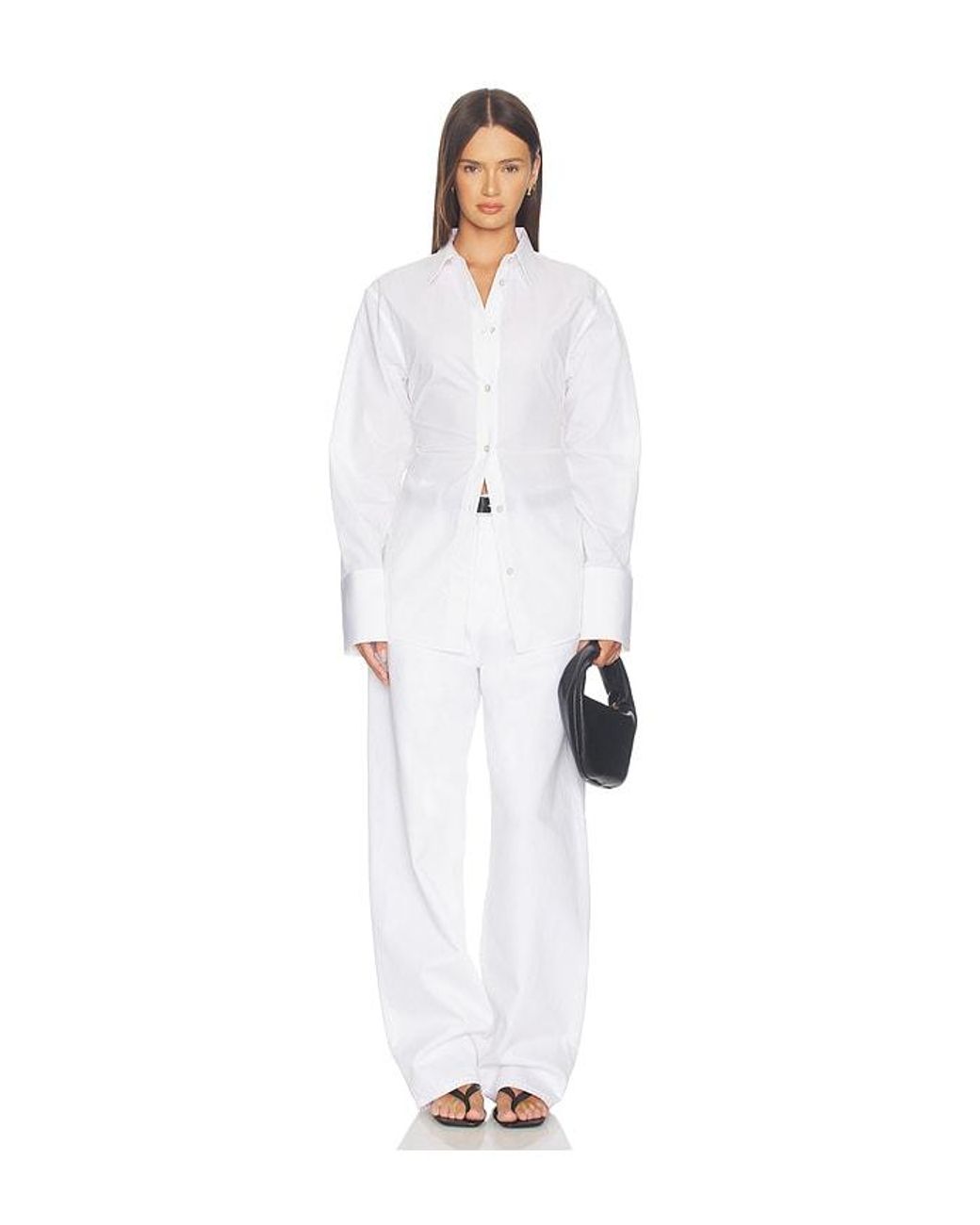 Helmut Lang White Knot Shirt