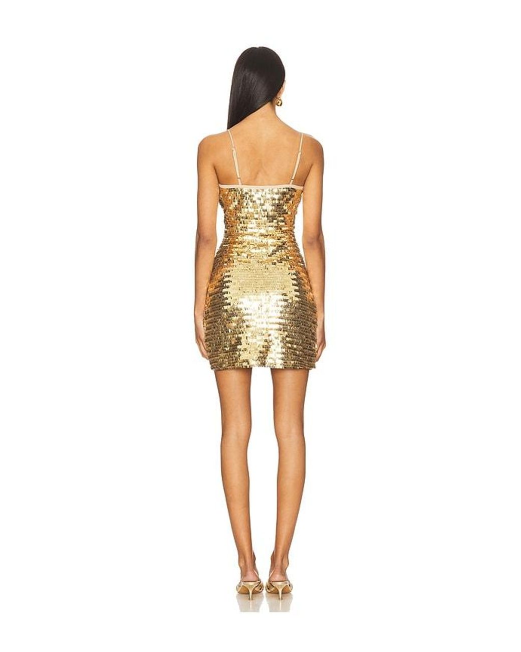 Runaway the Label Metallic Kerrie Sequin Mini Dress