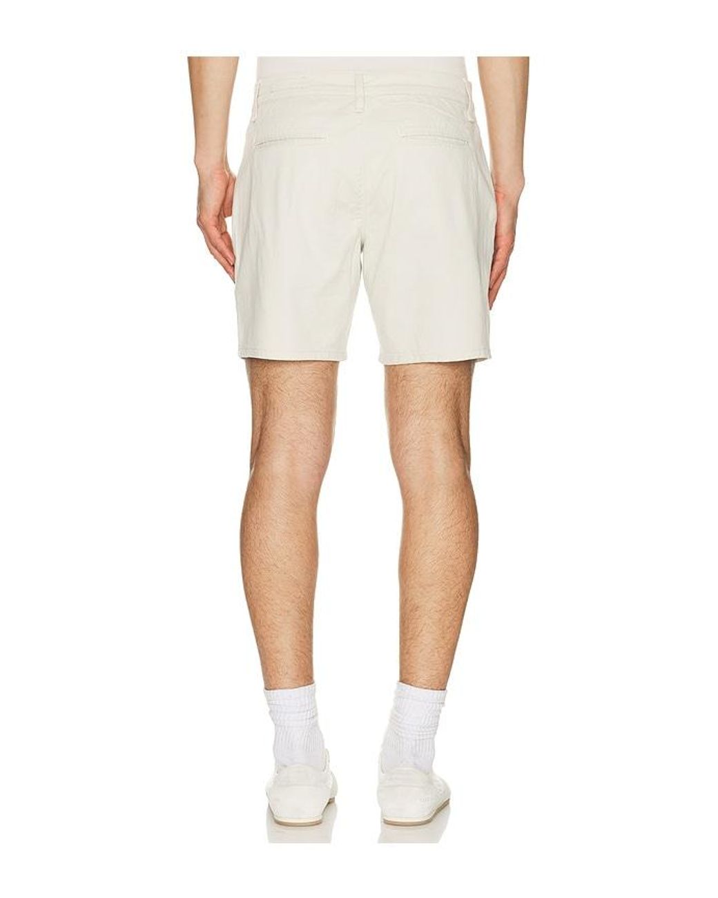 Rag & Bone White Standard Chino Shorts for men