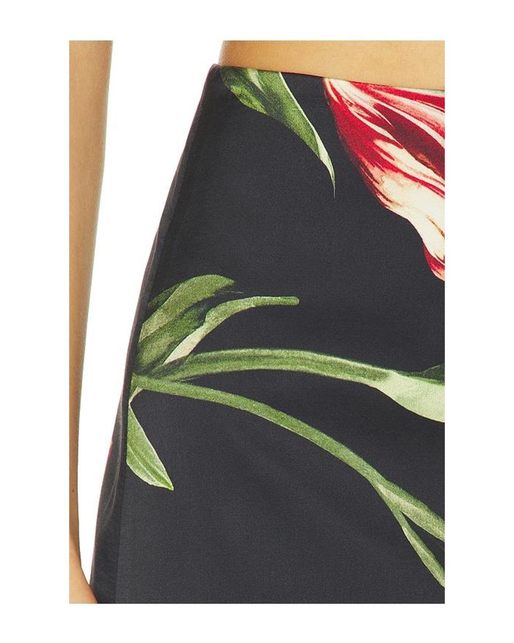 Alice + Olivia Black Rubi Micro Skirt
