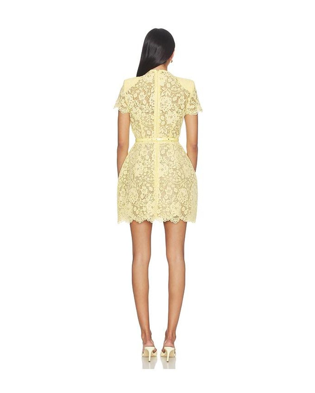 Nadine Merabi Yellow Milly Dress