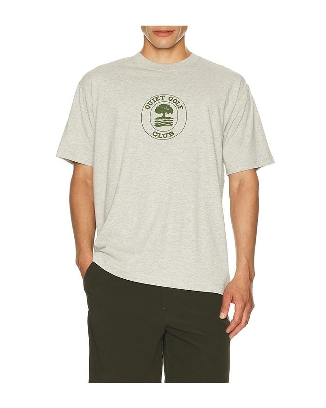 Quiet Golf Shirt Quiet Oak in White für Herren