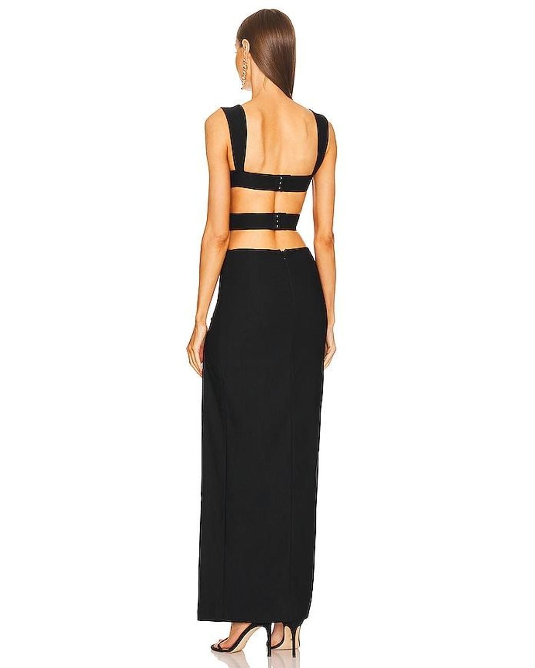 Michael Costello Black X Revolve Sadie Gown