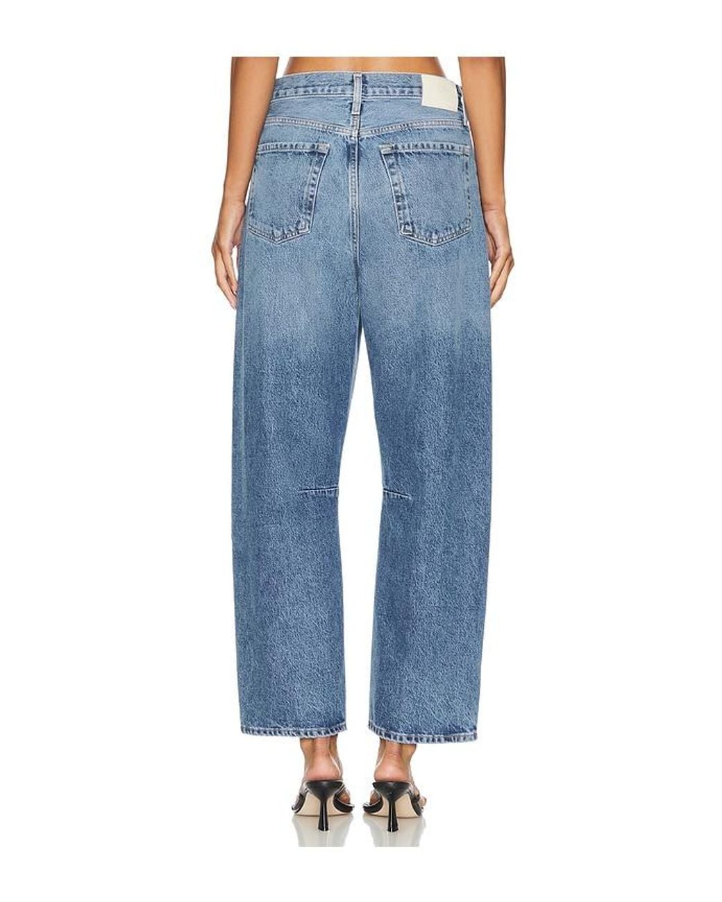 Citizens of Humanity Blue Miro Relaxed Wide Leg Jeans