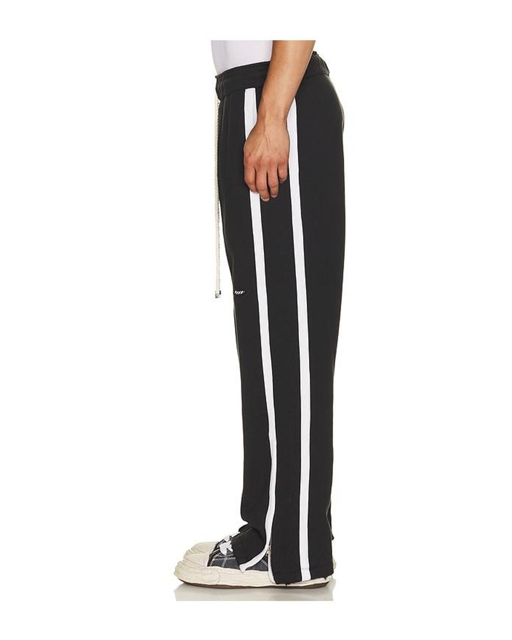 NAHMIAS Black Repaired Track Pant for men