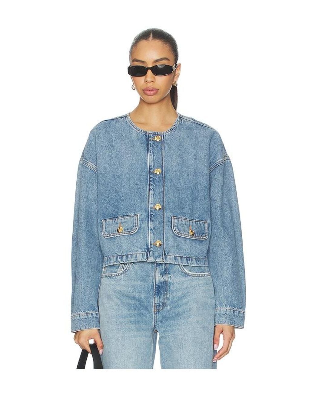 Anine Bing Blue Blanche Jacket