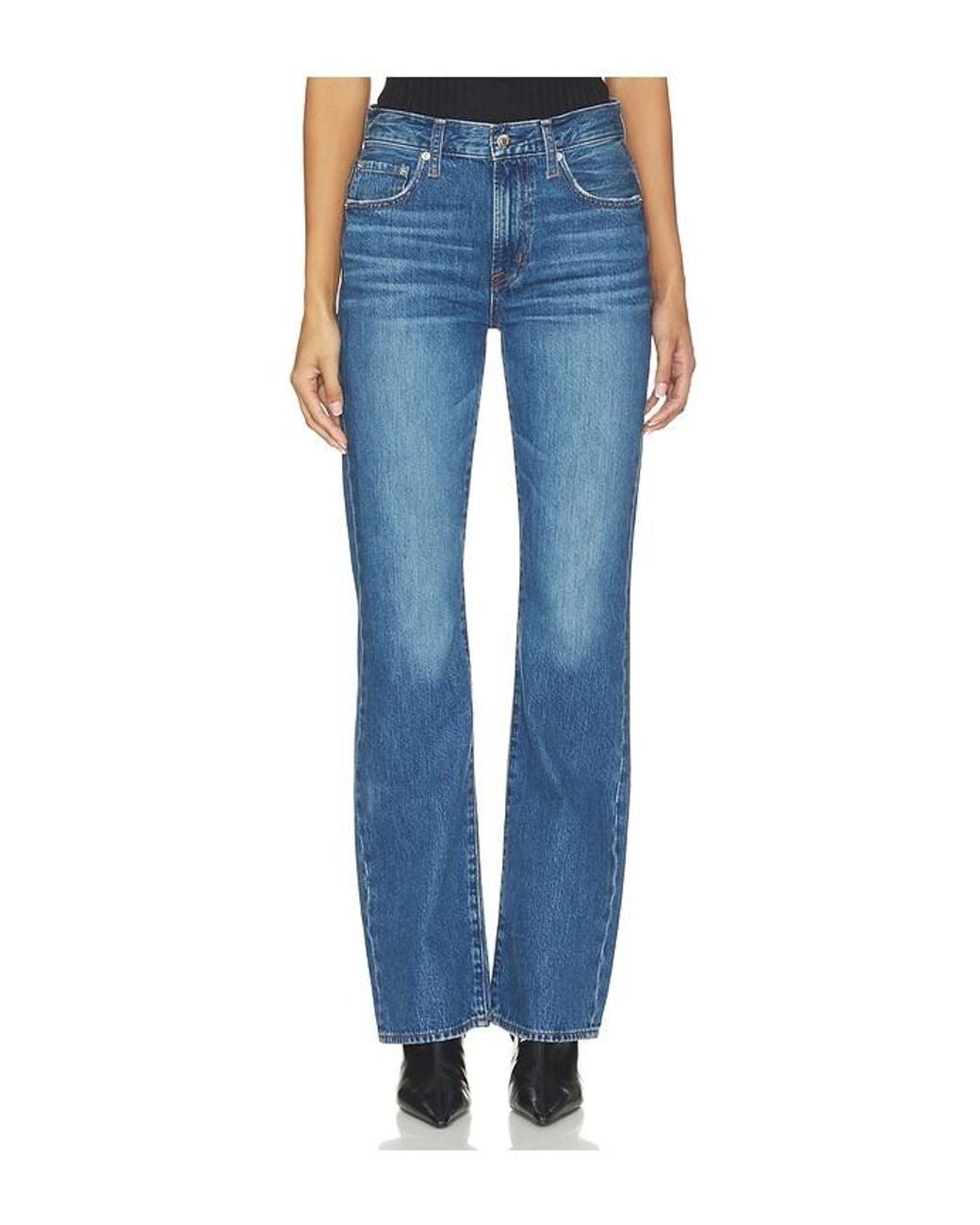Pistola Blue Petite Dakota High Rise Authentic Bootcut Jean