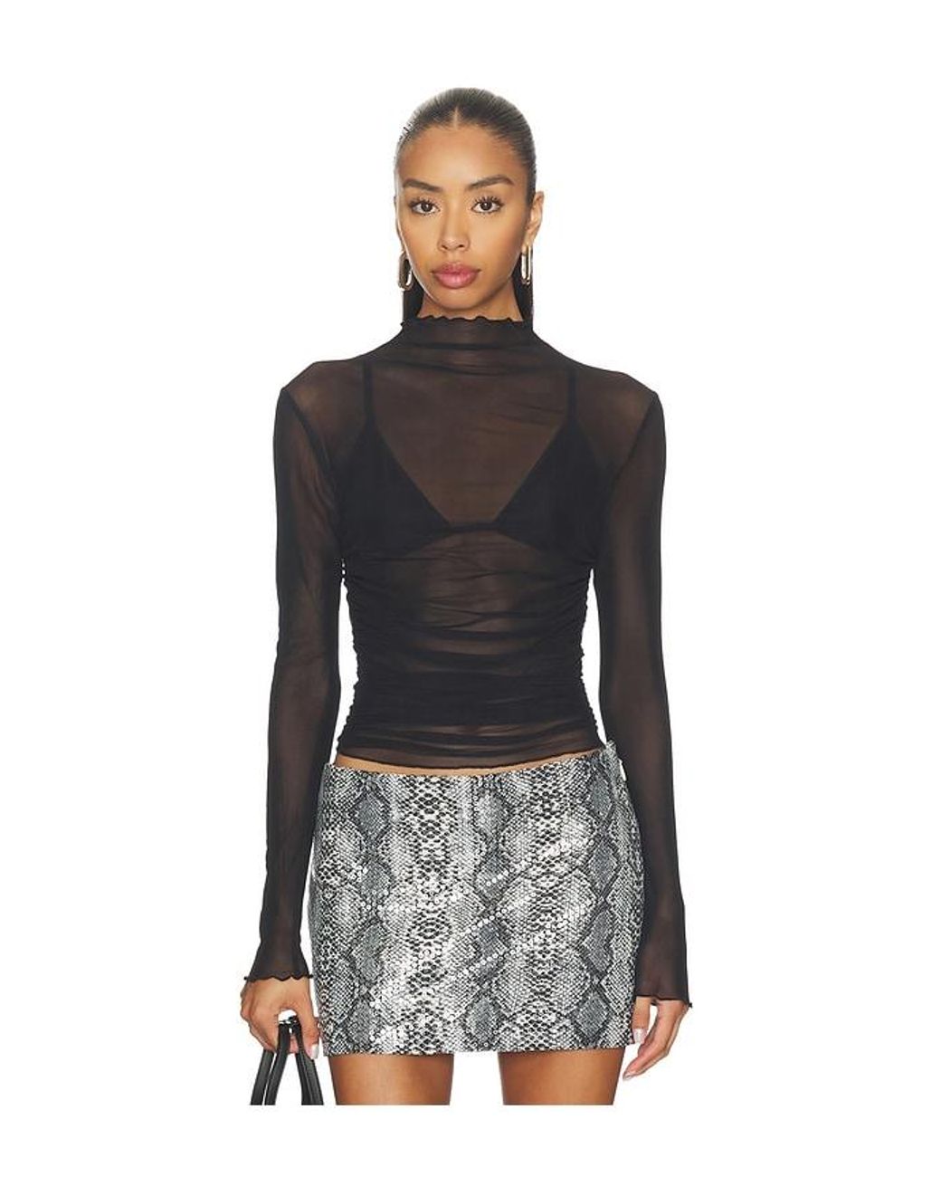 BY.DYLN Black Nina Top