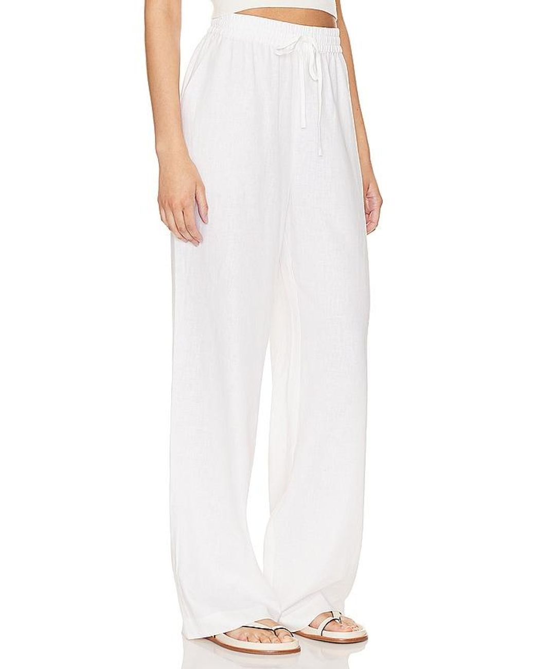 Steve Madden White Venetia Pant
