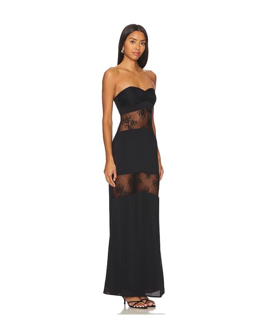 ROBE BRIELLE en Black superdown