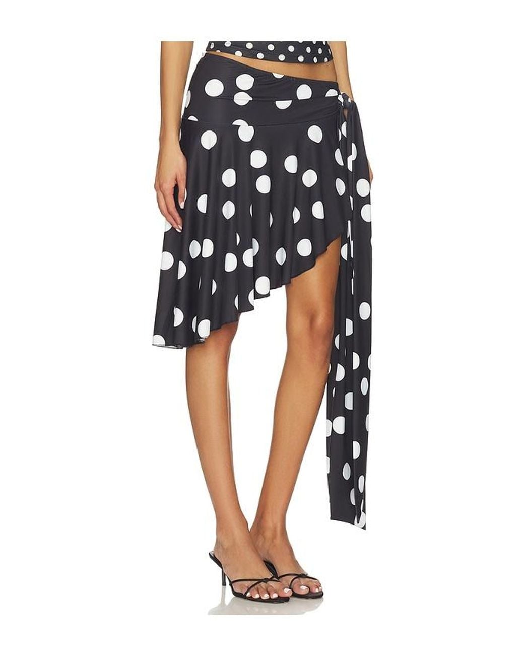 Lioness Black Safari Midi Skirt
