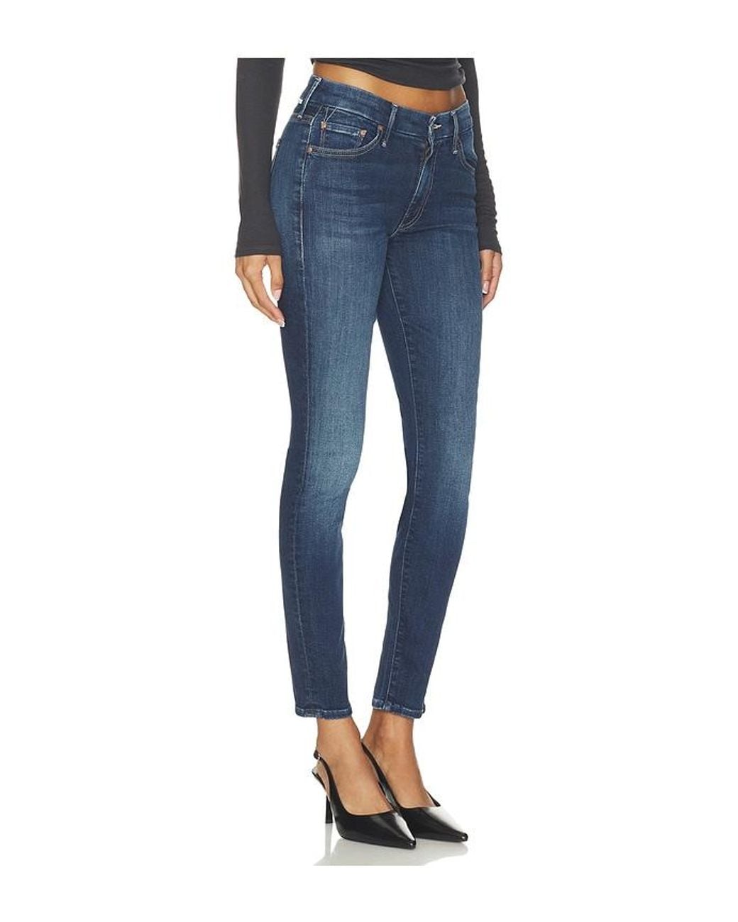 Mother Blue The Down Low Looker Hover Jeans