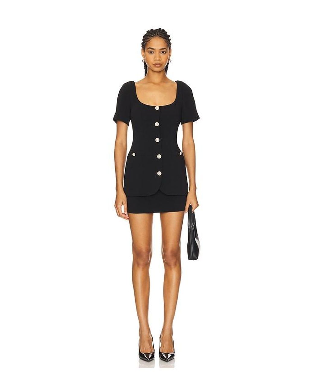 Lovers + Friends Black Clifton Mini Dress
