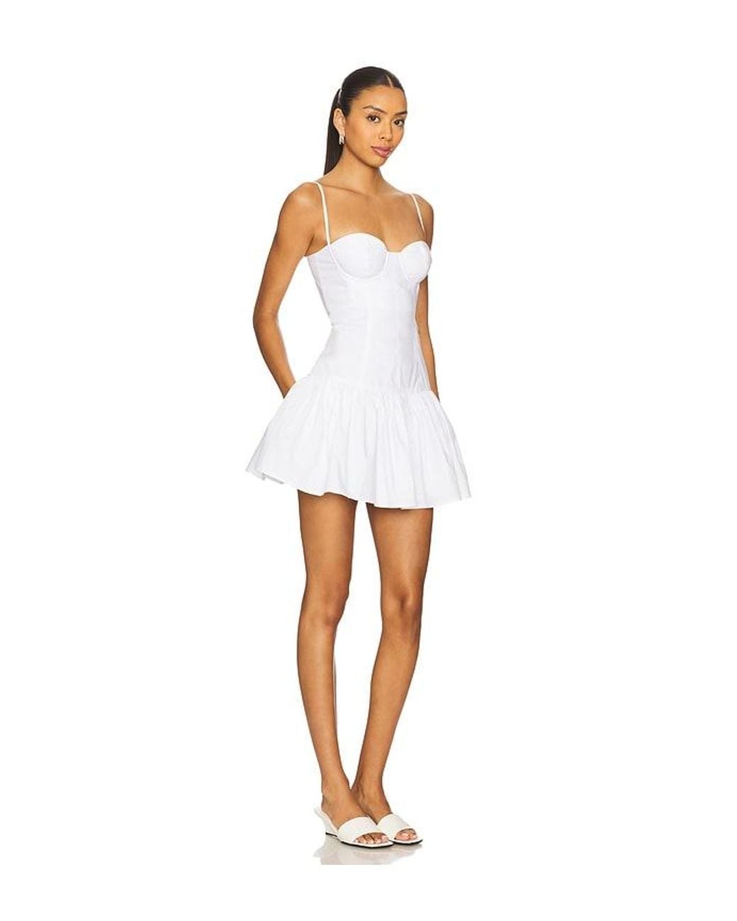Lovers + Friends White Lindley Mini Dress