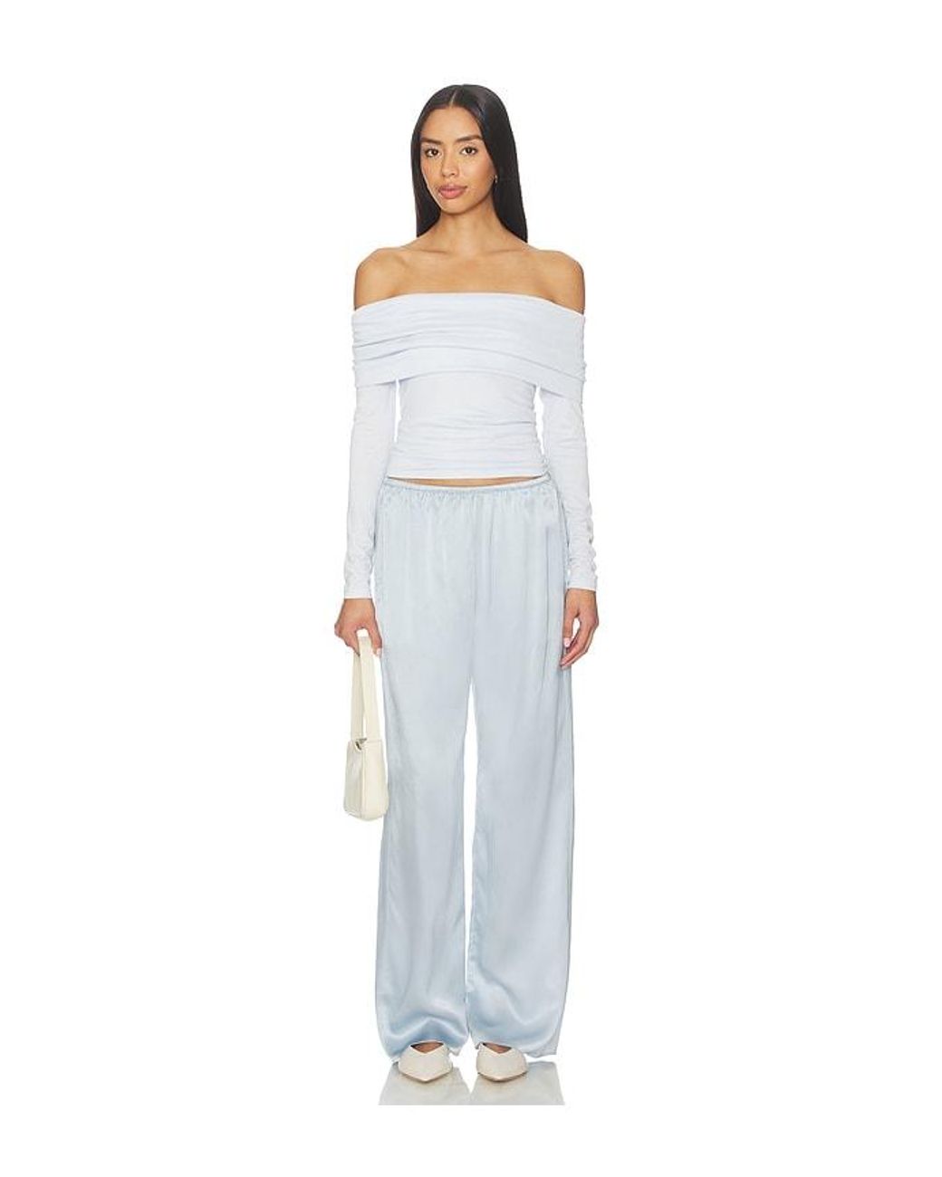 Astr White Margie Top