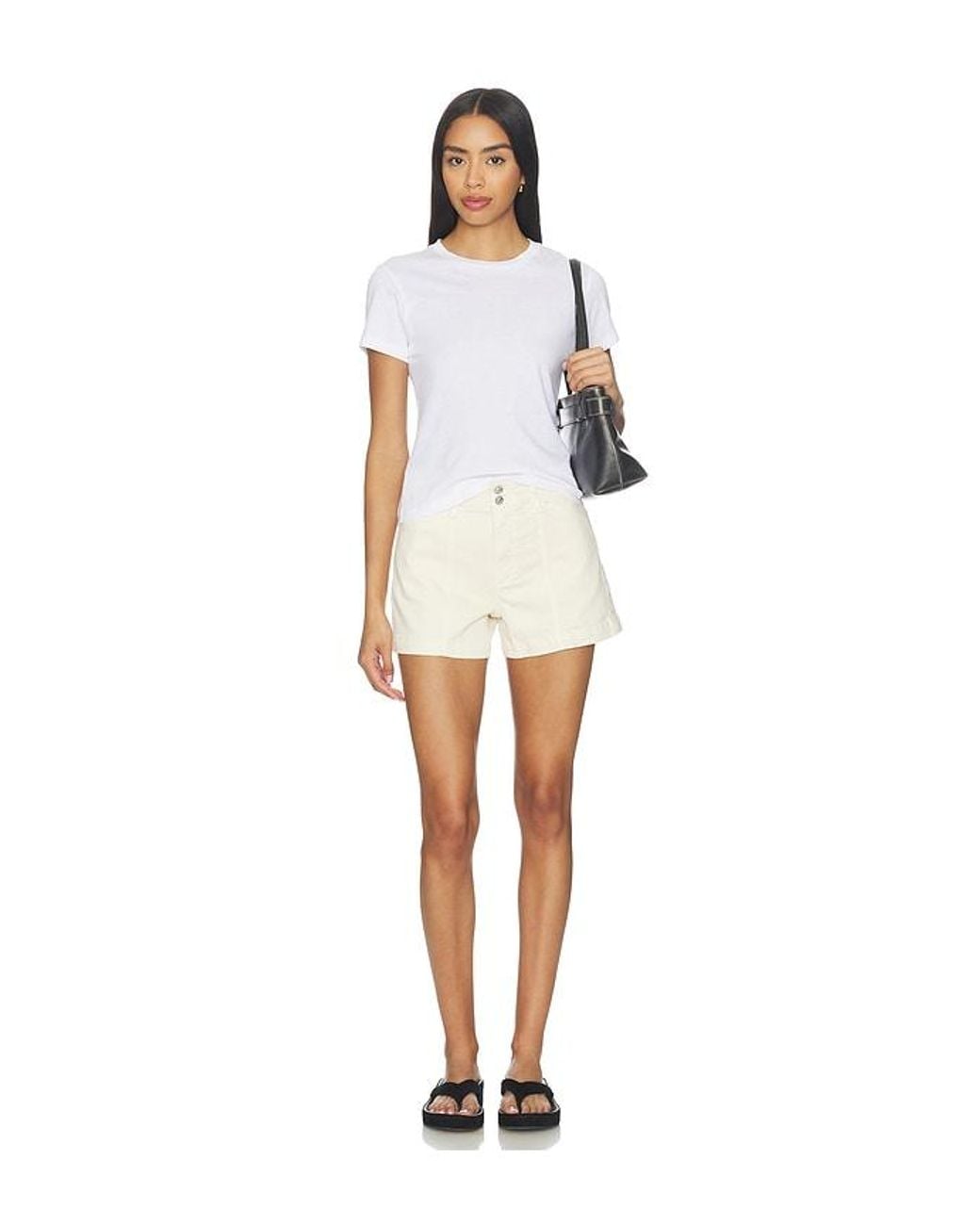 PAIGE White Olivia Short