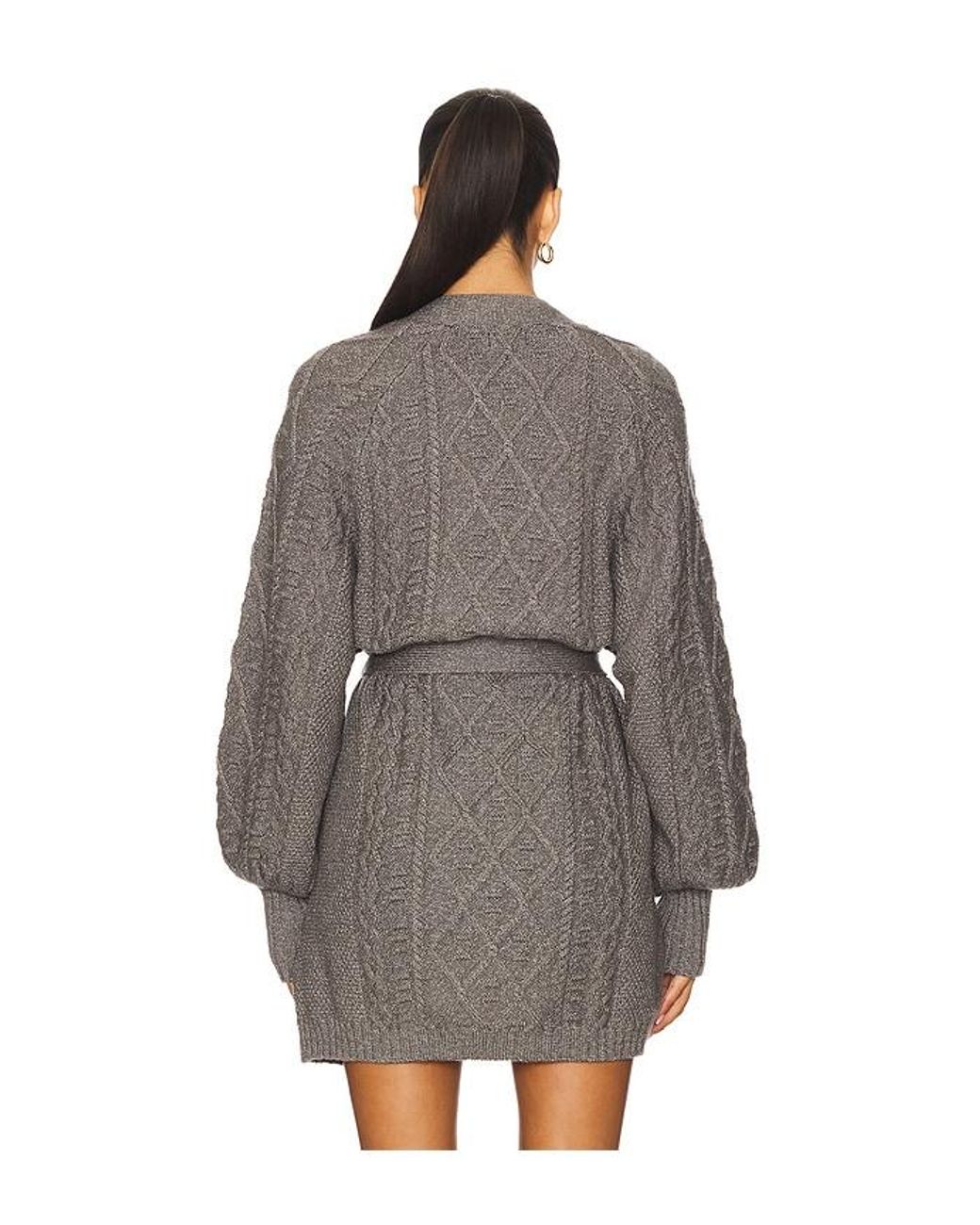 AFRM Gray Bartow Knit Cardigan