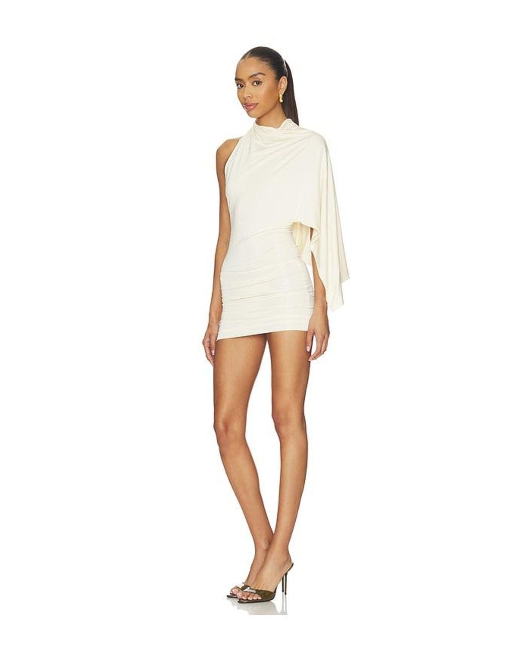 AYA MUSE White Elena Dress