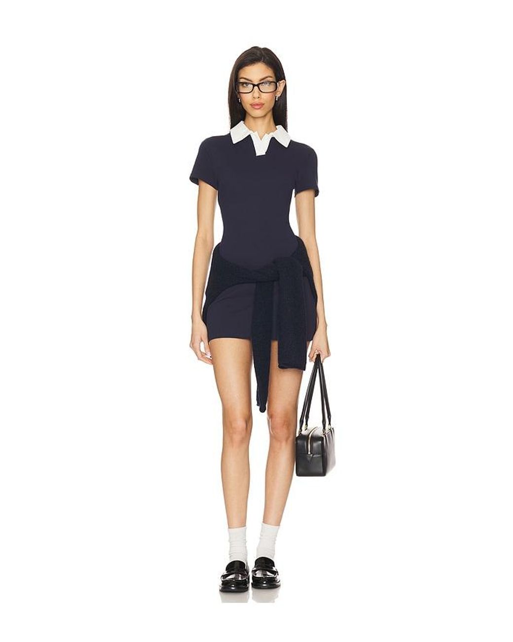 Lovers + Friends Blue Kristin Polo Mini Dress