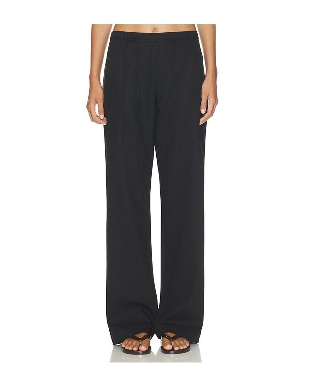St. Agni Black 90's Rouleau Minimal Pant