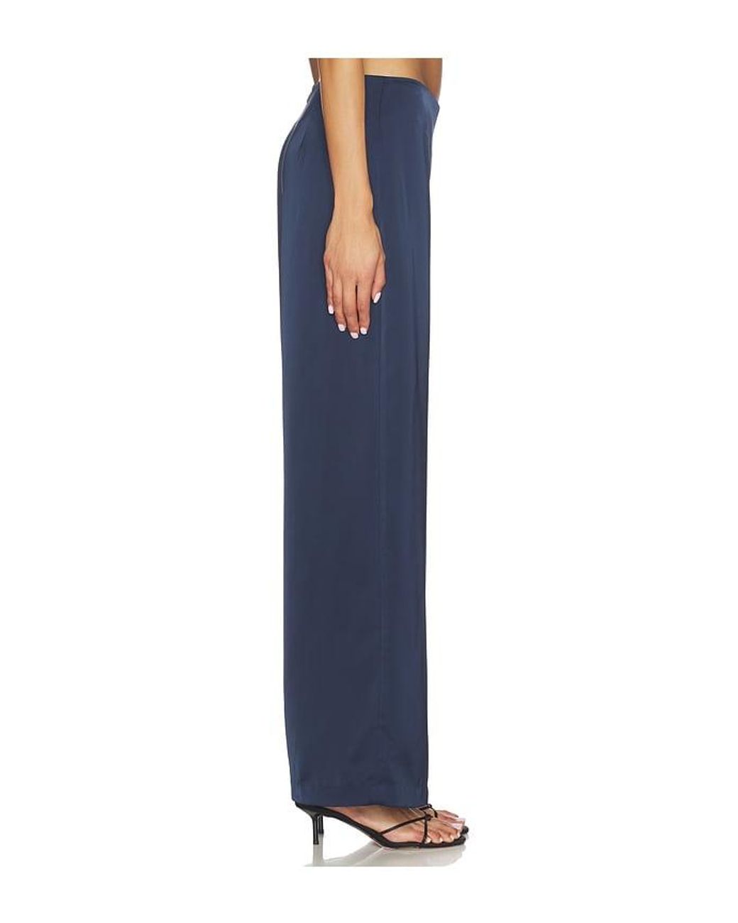 Amanda Uprichard Blue Linda Pants