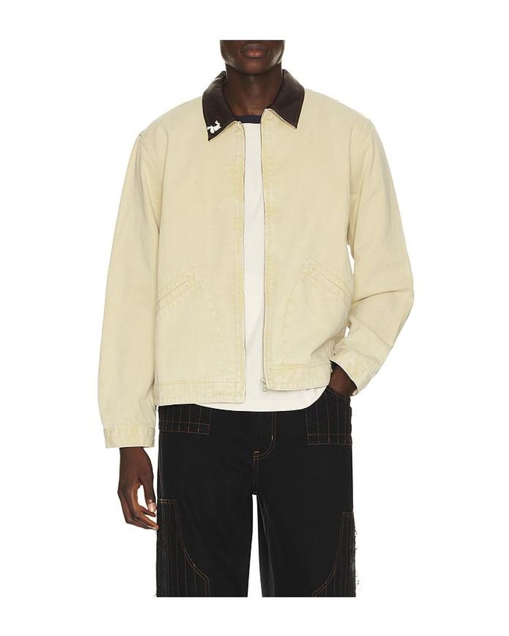 Carne Bollente Natural Moto Rabbit Rides Again Jacket for men