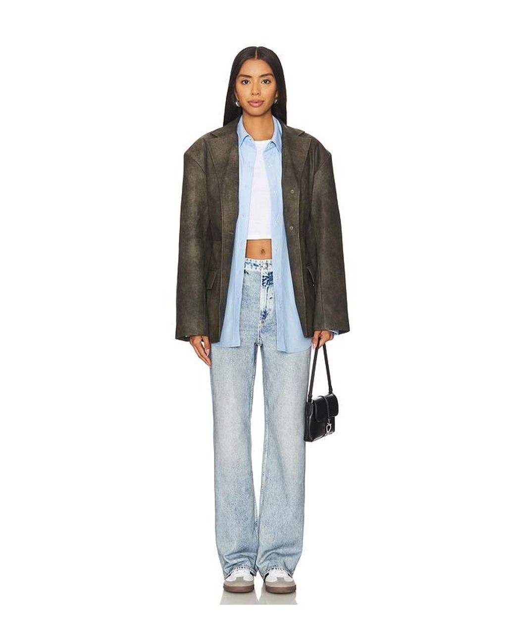 Rag & Bone Blue Miramar Shea High Rise Full Relaxed