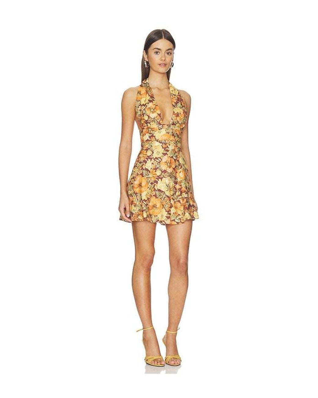 Faithfull The Brand Multicolor Bianca Mini Dress