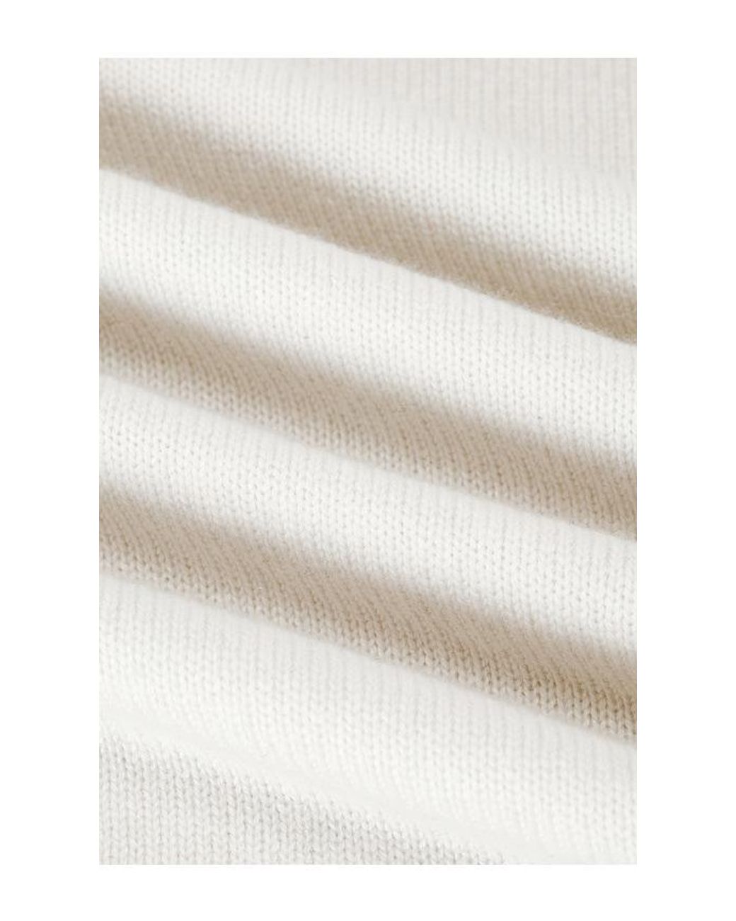 SRG White Bayani Cashmere Sweater