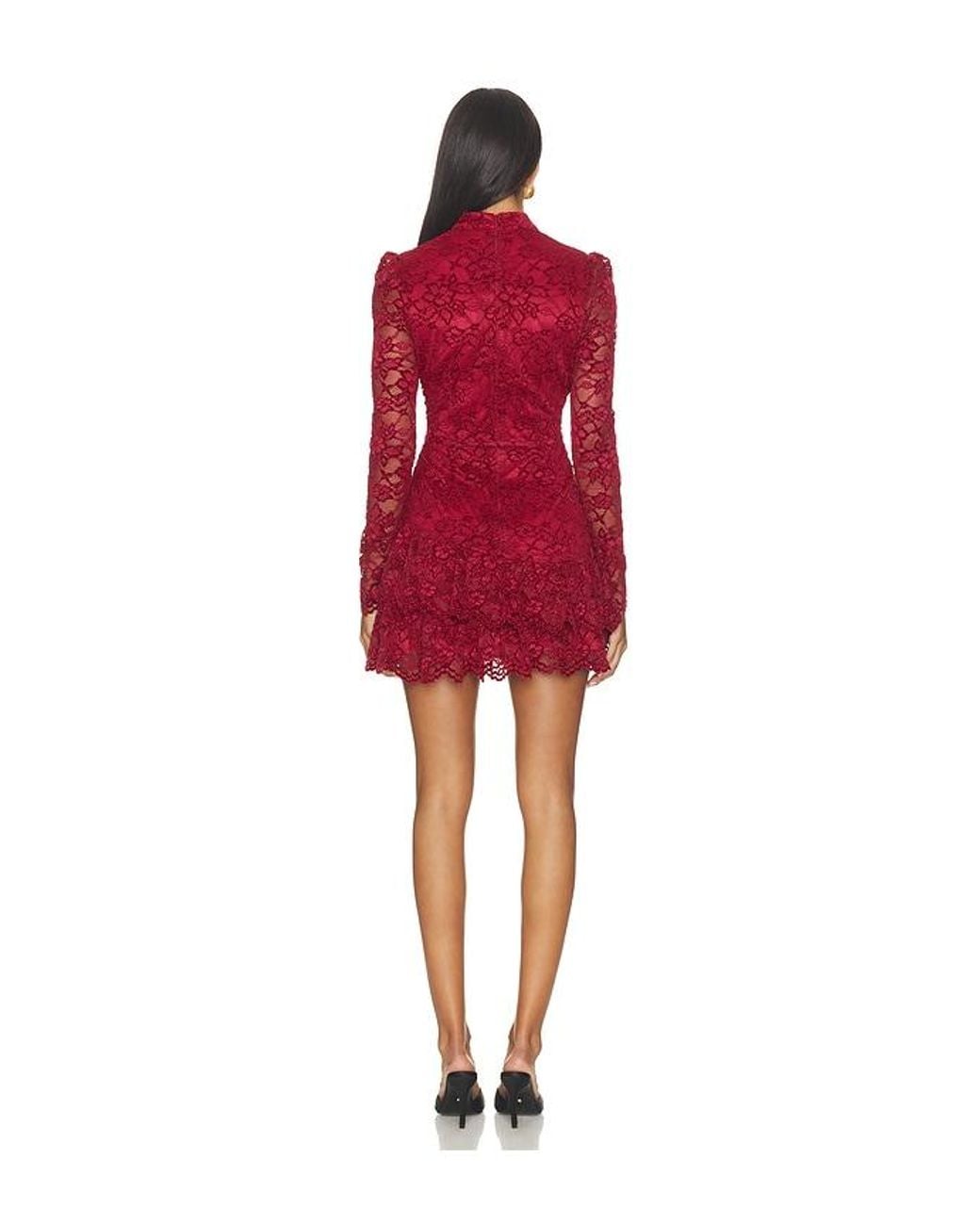Yumi Kim Red Rumi Mini Dress