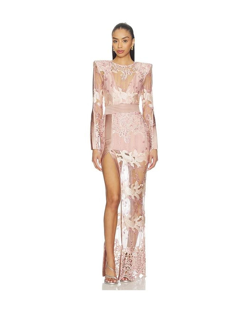 Zhivago Natural Violets And Music Gown