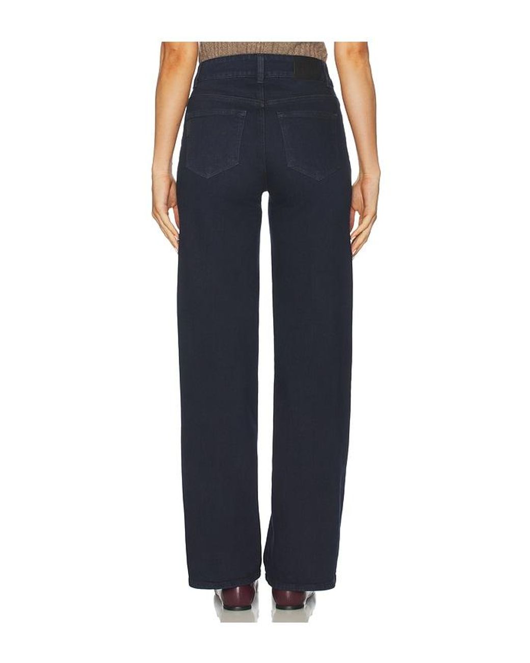 PAIGE Blue Sasha Wide Leg Jeans