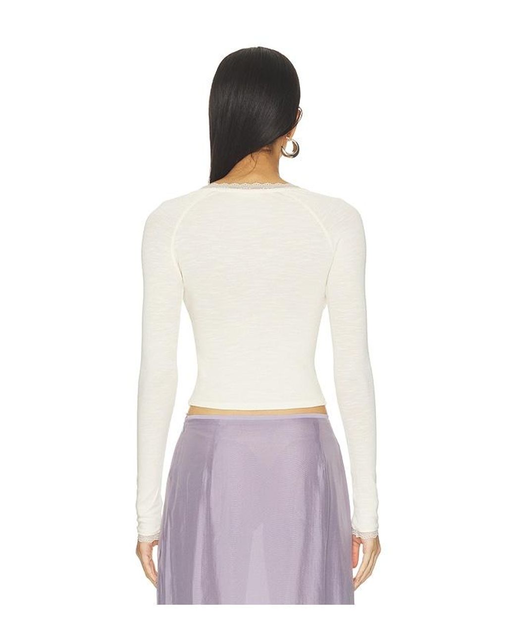 Free People White A Little Bit Layering Cami
