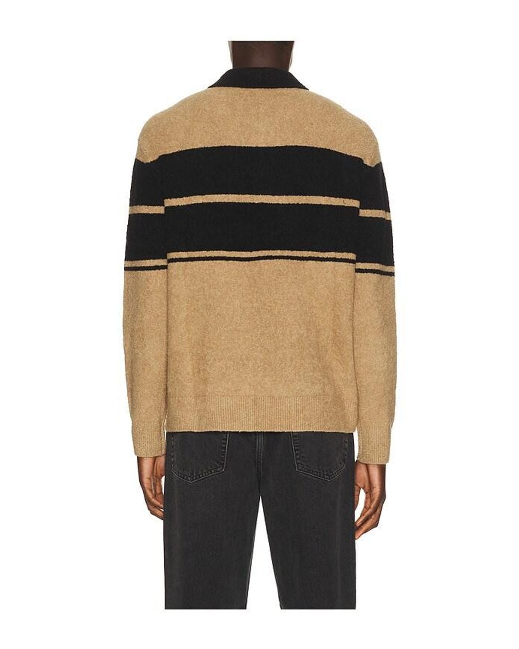 Samsøe & Samsøe Black Saqnino Half Zip Polo for men