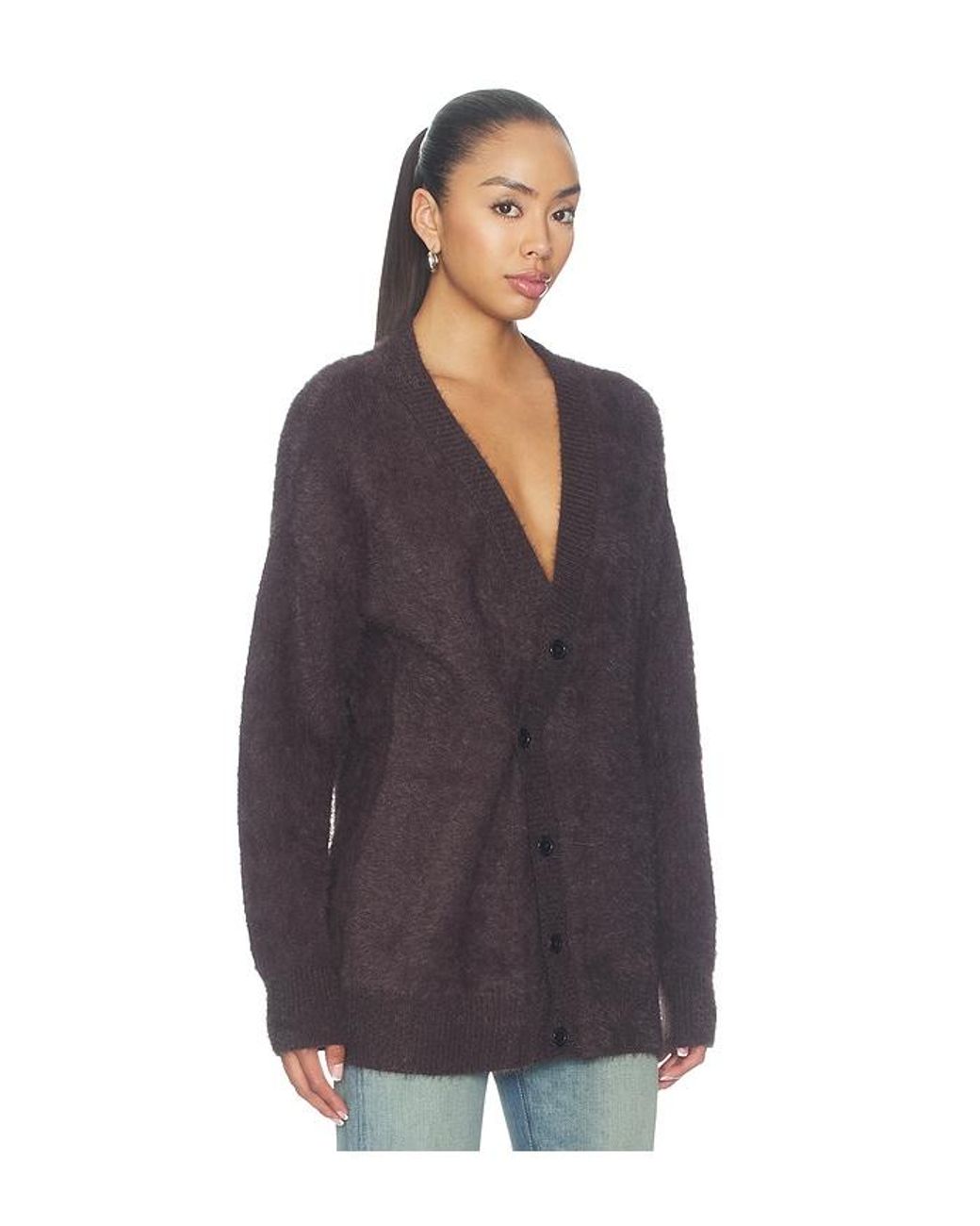 ALL THE WAYS Purple Mary Cardigan