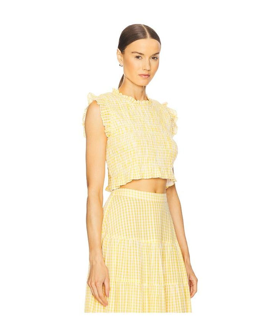 Sundress Yellow Malone Top