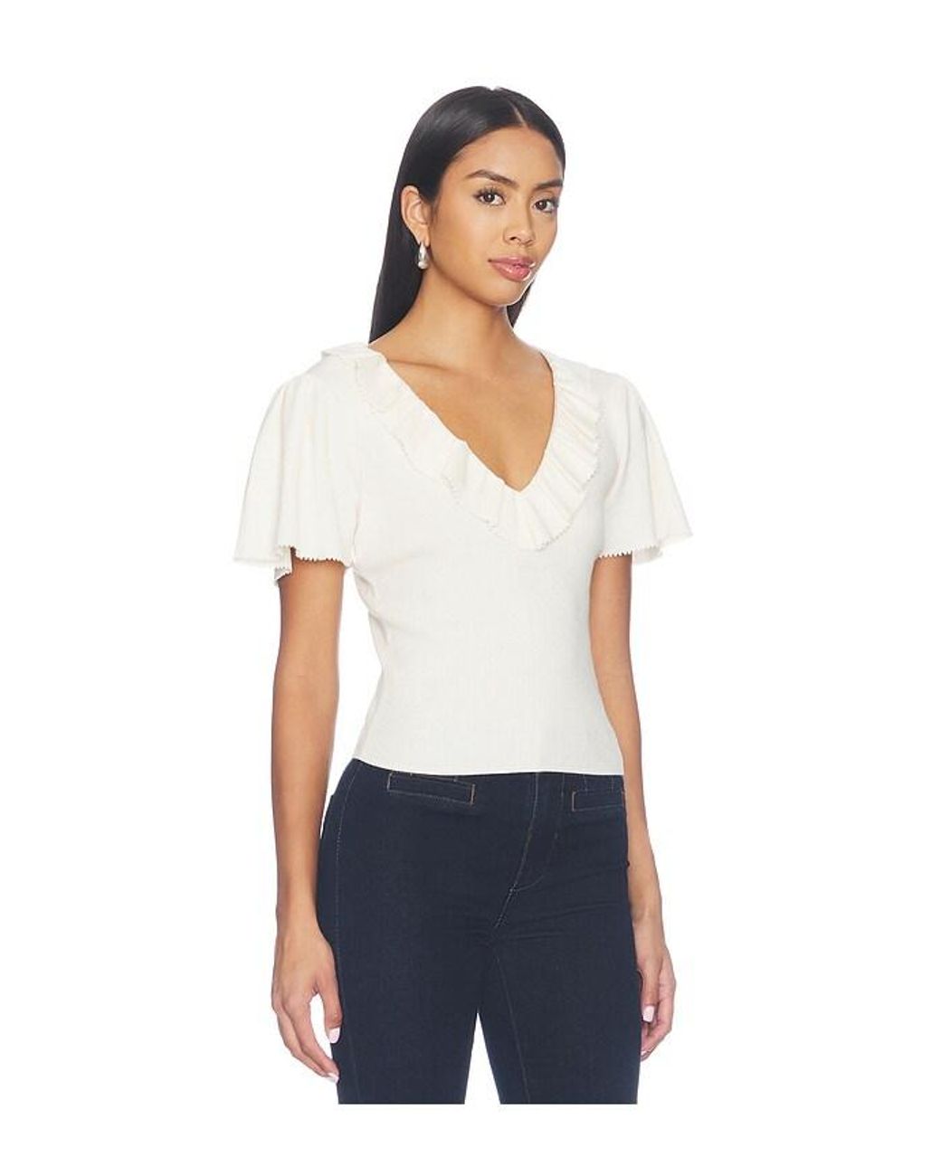 PAIGE Blue Inaya Top