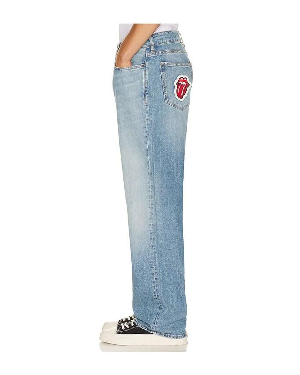 Guess Blue X Rolling Stones G18 Relaxed Jeans for men