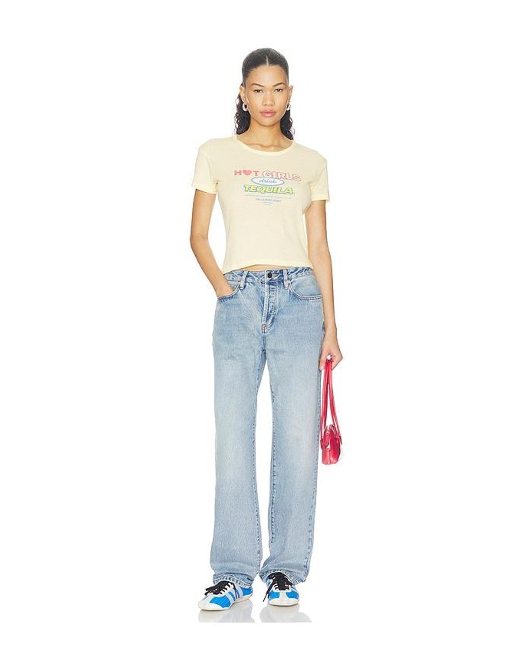 The Laundry Room Blue Hot Girls Drink Tequila Baby Tee
