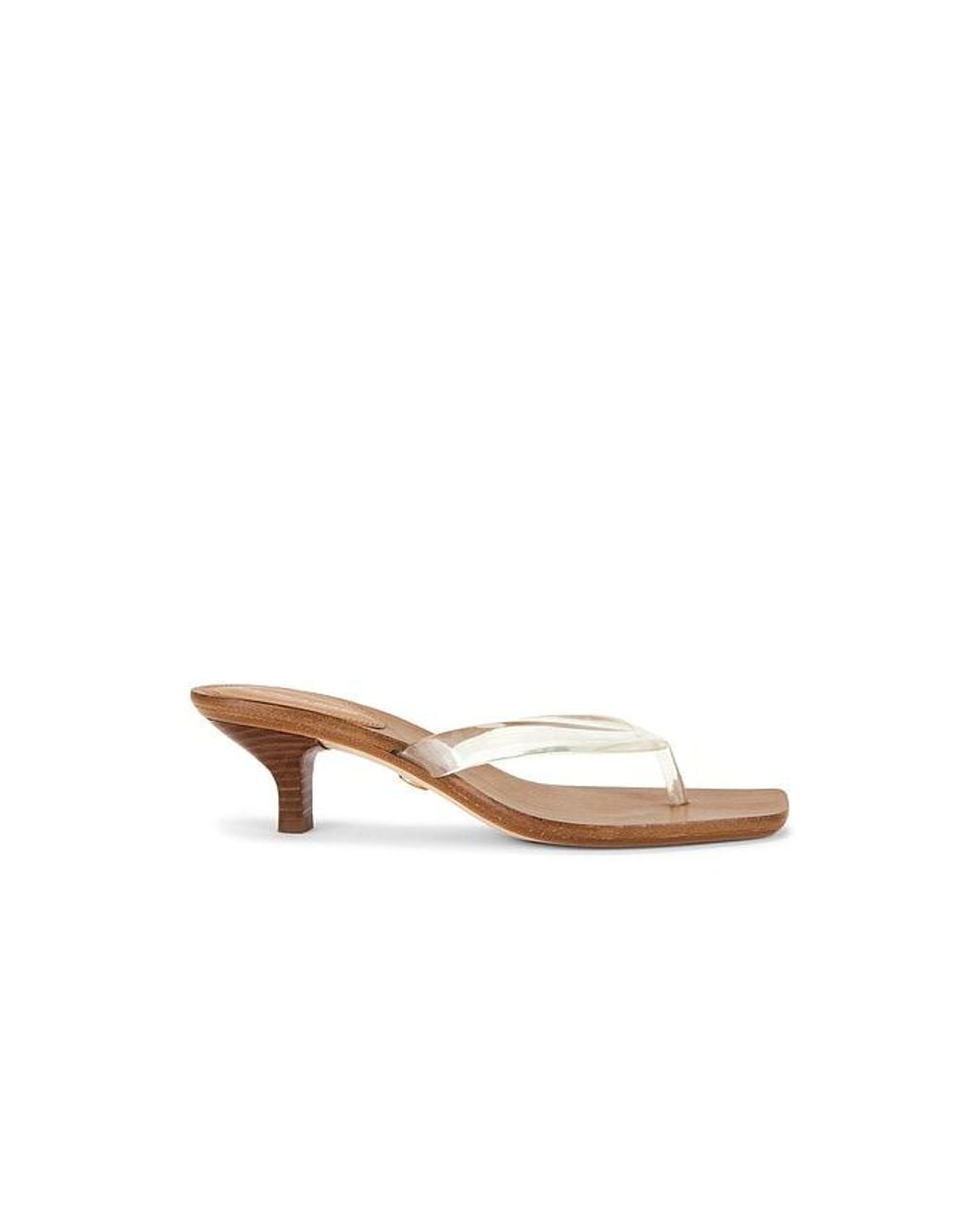 Veronica Beard White Clear 45 Jelly Sandal