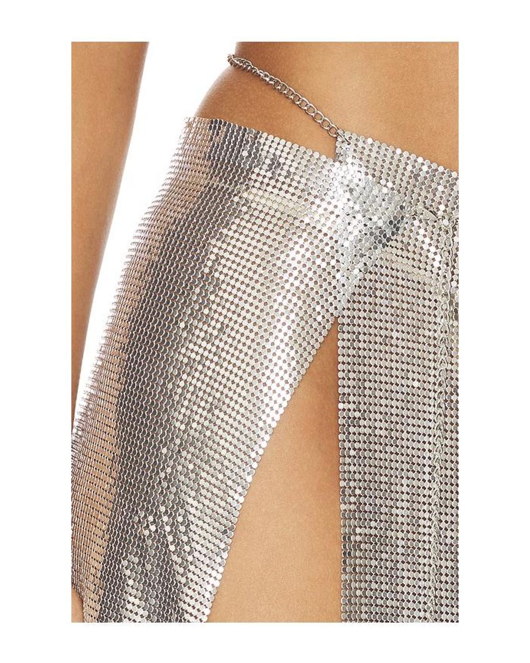 FAE Metallic Halo Glomesh Skirt