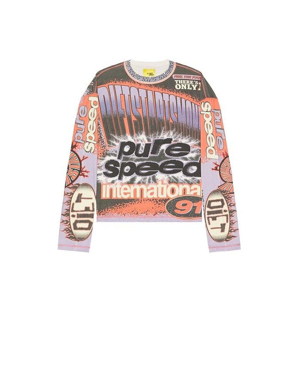 DIET STARTS MONDAY Multicolor Mx Racing Jersey for men