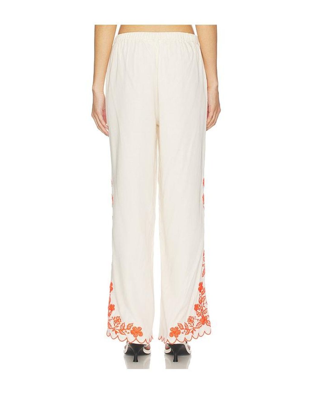 Amanda Uprichard White Coraline Pants