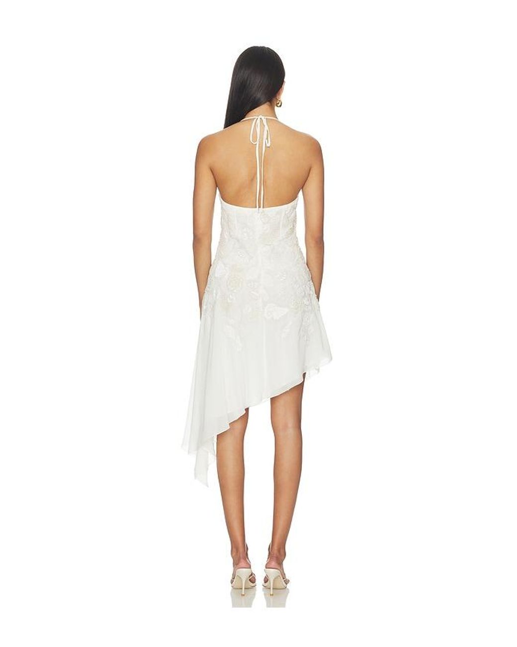For Love & Lemons White Seaside Treasure Midi Dress