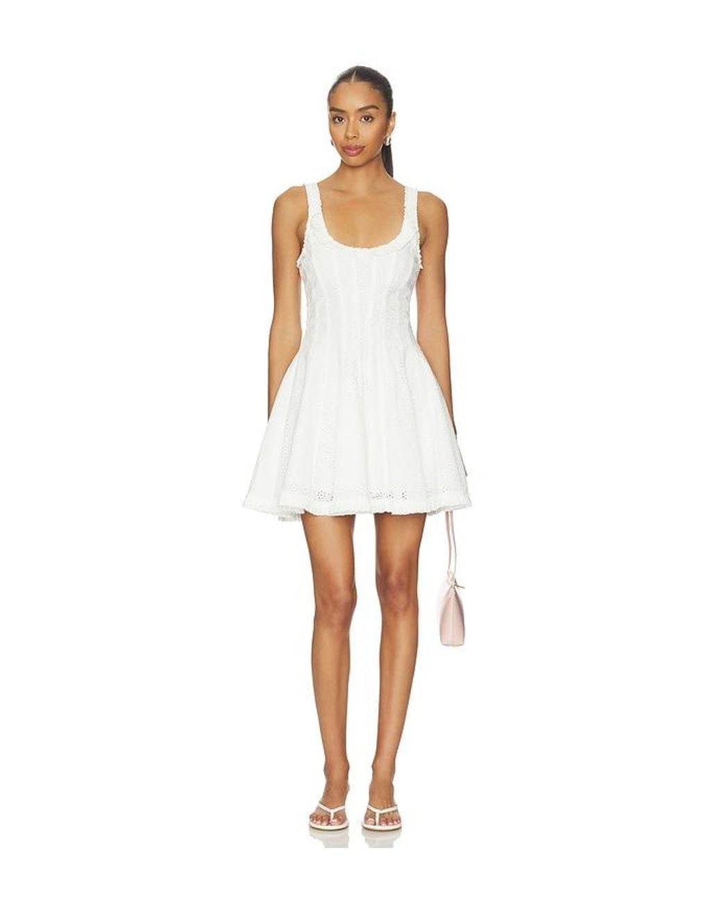 V. Chapman White Moxie Dress