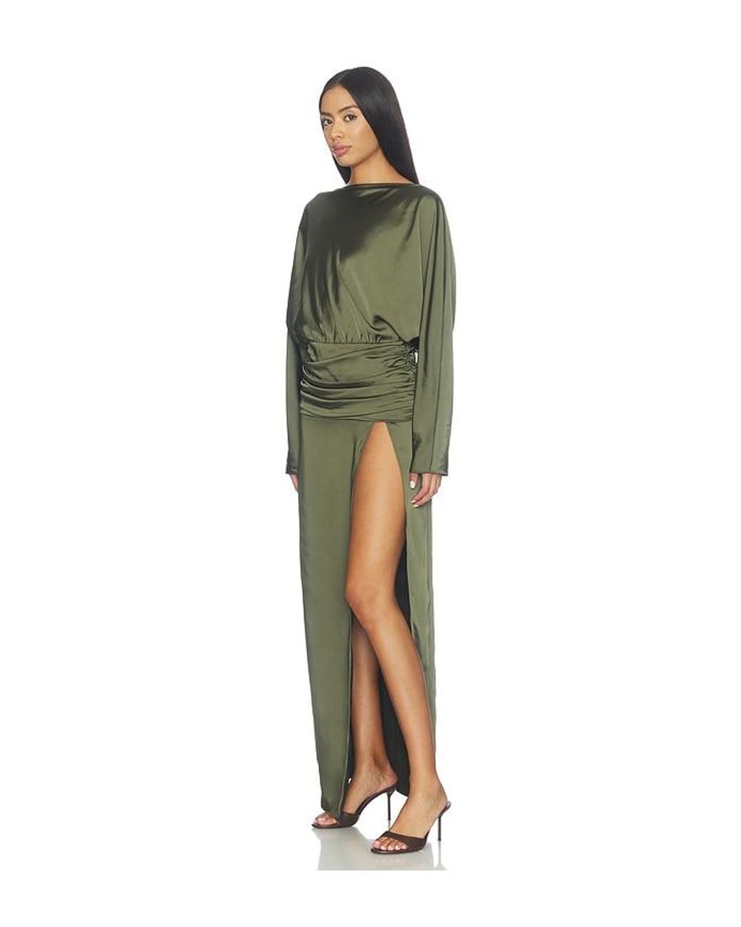 Lovers + Friends Green X Hannah Lizzy Raphaella Gown