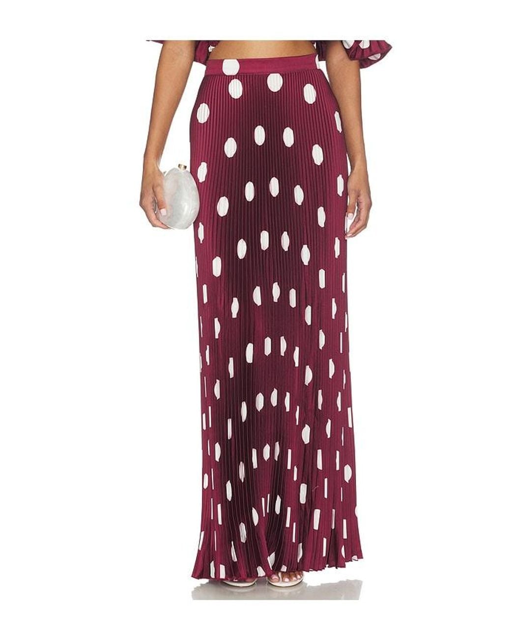 L'idée Red Gala Skirt