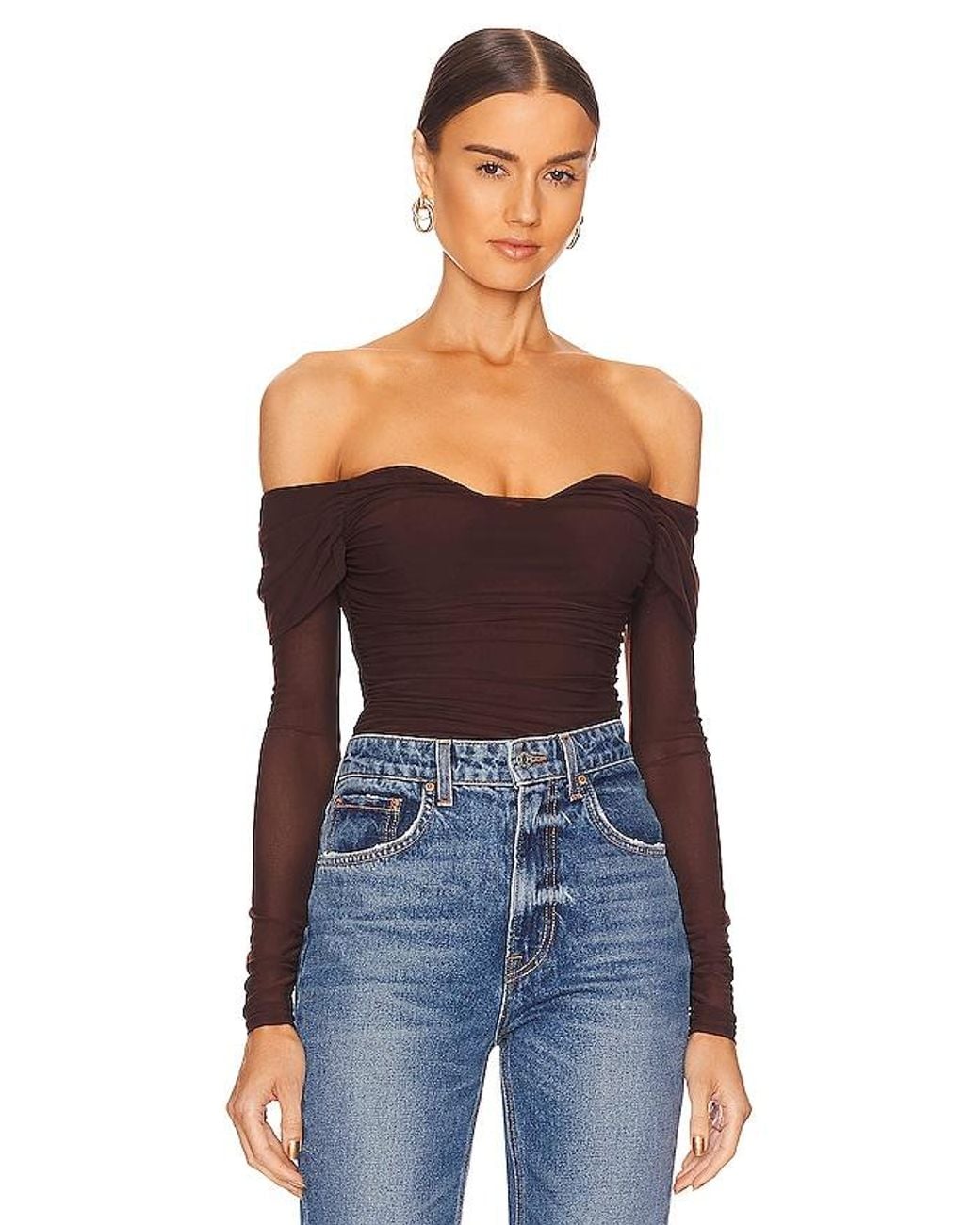 Constance Top en Brown MAJORELLE